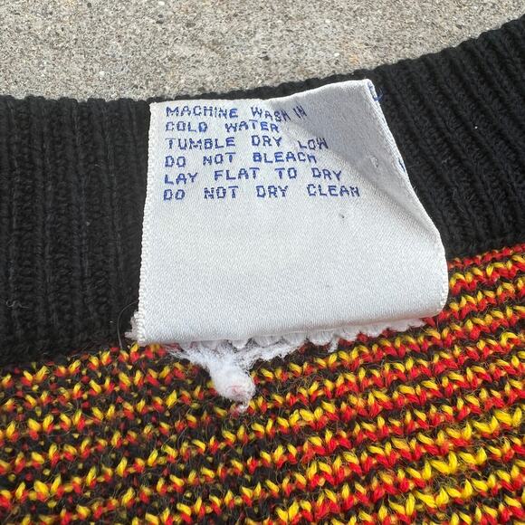 Extra Touch Elephant Mod Pop Art 3/4 Zip Sweater Sz 40 - Picture 5 of 9